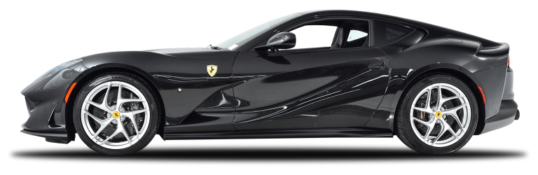 Black Ferrari at a Ferrari Workshop