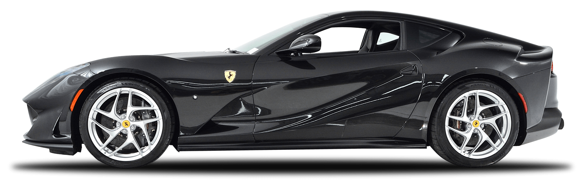 Black Ferrari at a Ferrari Workshop