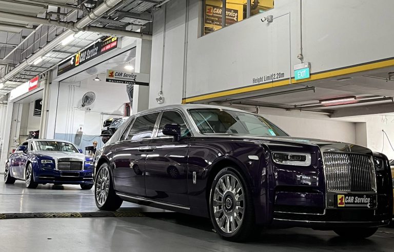 Rolls-Royce repair in a professional car repair workshop